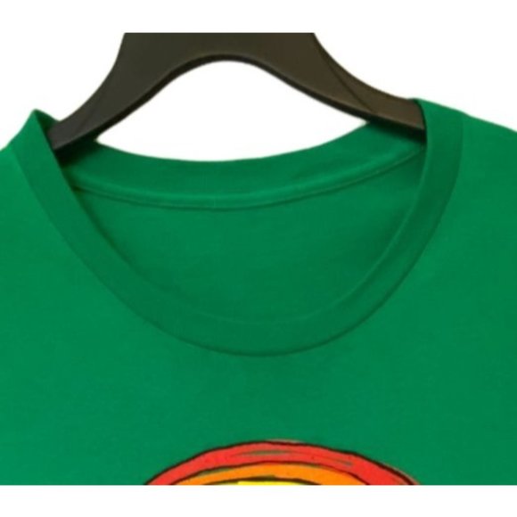 Double Rainbow Vintage T-Shirt Pot of Gold Rainbow Shamrocks NO TAG READ - Picture 4 of 6